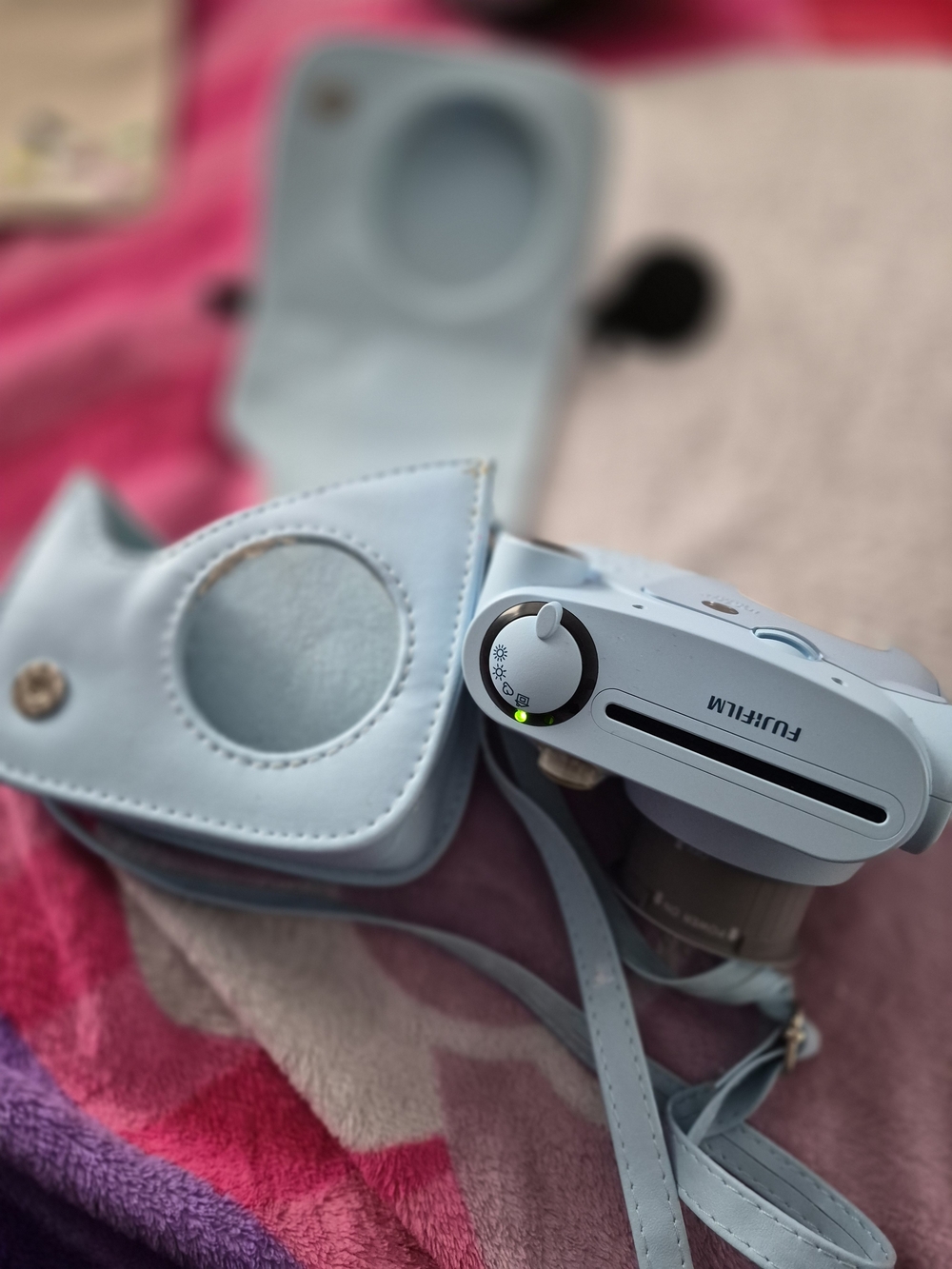 Fujifilm Instax Mini Camera Case Bundle in Light Blue
